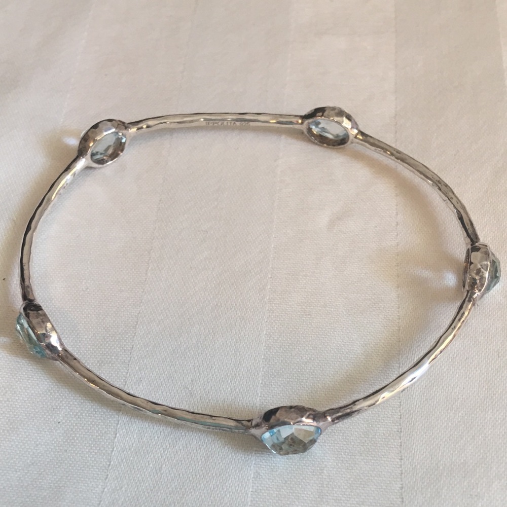 Ippolita Blue Topaz/Silver Bangle